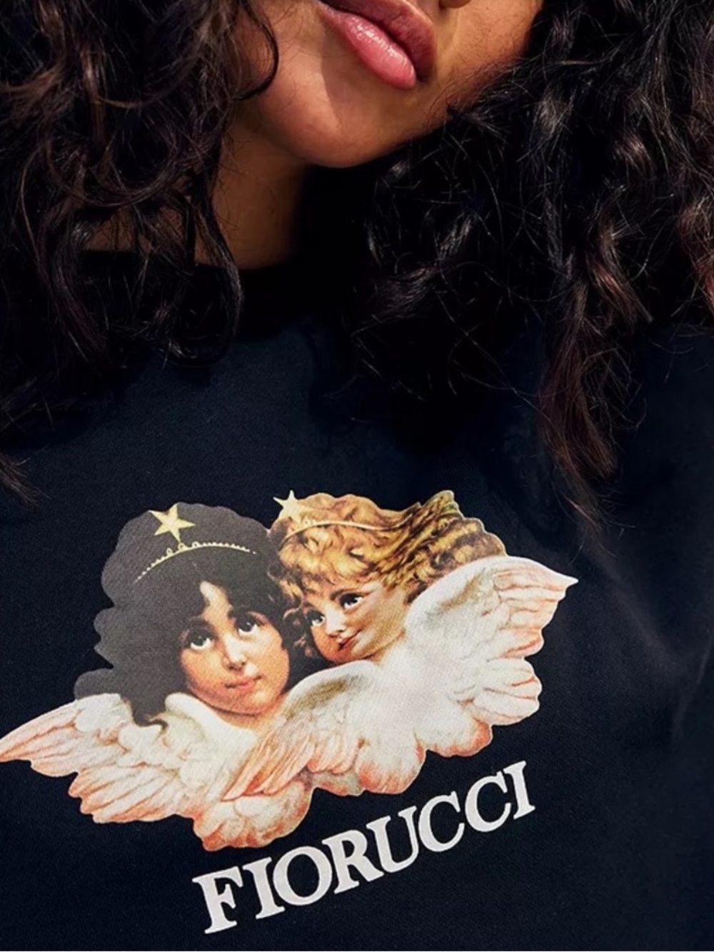 Fiorucci Black Angel Graphic Sweatshirt